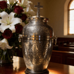 Urnos laidojimo kaina ir kremuotų palaikų laidojimo paslaugos Lietuvoje. Ramybė laidojimo paslaugų centras siūlo profesionalų urnos laidojimo organizavimą, užtikrinant sklandų ir pagarbų atsisveikinimą su artimuoju. Urnos laidojimo procesas apima kapo paruošimą, urnos įleidimą į žemę arba kolumbariumą, ceremonijos organizavimą ir visų reikalingų dokumentų sutvarkymą. Urnos laidojimo kaina priklauso nuo pasirinktos vietos, urnos tipo, ceremonijos pobūdžio ir papildomų paslaugų, tokių kaip gėlių kompozicijos ar giedotojai. Ši paslauga dažnai yra ekonomiškesnė nei tradicinis laidojimas, todėl vis daugiau žmonių Lietuvoje renkasi kremavimą. Ramybė komanda dirba visą parą ir suteikia nemokamą konsultaciją, padedančią suprasti kainas, procesą ir pasirinkti tinkamiausią sprendimą. Paslaugos teikiamos Kaune, Vilniuje, Klaipėdoje ir visoje Lietuvoje, užtikrinant aukštą kokybę ir profesionalumą kiekviename etape.